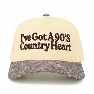 C.C Cream & Camp Hat "I've Got A 90's Country Heart"